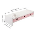 thumbnail image 3 of KAKOWELY 1pc Multi-purpose Desktop Computer Monitor Stand Sturdy Durable Monitor Riser,19.29X"X7.48"X3.94", 3 of 5