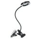 thumbnail image 1 of Lámpara de lectura de escritorio USB con 3 temperaturas de color, 10 velocidades, luz LED para tatuajes con lupa, color negro, 1 of 14