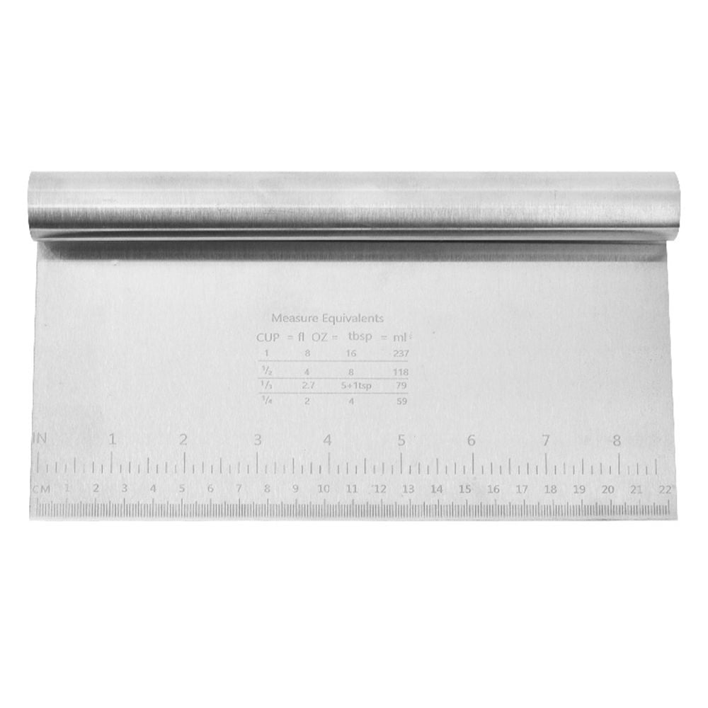 Kitchen Stainless Steel Pastry Cutters Cooking Dough Scraper Cake