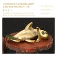 thumbnail image 6 of Brass Shark Ornament Decor Models Office Statue Desk Decoration Sea Animal Figurine, 6 of 6