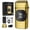 Amber Gold, variant on Electric Foil Shavers for Men: 2-in-1 Beard Trimmer for Men, Facial Razor USB-C Rechargeable, Foil Lithium Titanium Foil Shaver Mens Shaving Kit, IPX7 Waterproof, Cordless, USB Charge Dock,Black