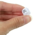 thumbnail image 2 of Minkissy 200Pcs White Plastic Clothes Hanger Size Markers Clear Number Coding Tags, 2 of 8