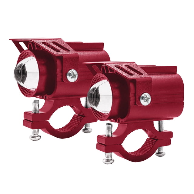 Paquete de 2 focos para motocicleta de 60 W, luces de conducción LED para motocicleta, far Carevas Faros de motocicleta