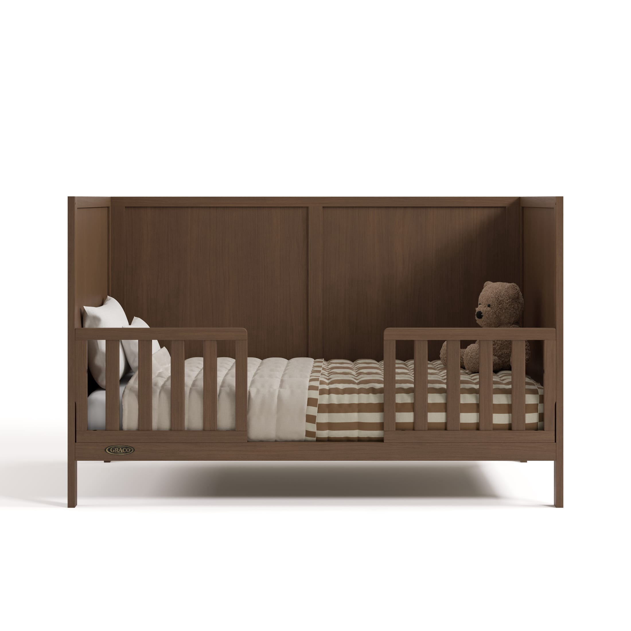 Graco Theo 3-in-1 Convertible Baby Crib, Hazelnut