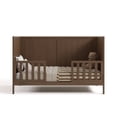 thumbnail image 4 of Graco Theo 3-in-1 Convertible Baby Crib, Hazelnut, 4 of 10