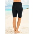 thumbnail image 2 of Swim 365 Women's Plus Size High-Waist Full-Coverage Swim Bike Short, 2 of 6