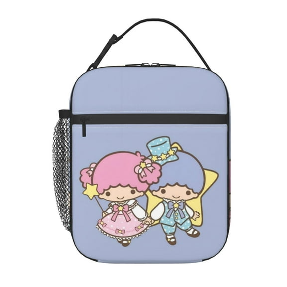 Little Twin Stars Lunchbag Printed Tote Bags Insulated Lunch Bag For Work Picnic Hiking Fishing