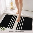 thumbnail image 3 of Black Beige Striped Door Mat&nbsp;Indoor Outdoor Entrance, Non Slip Rug for Kitchen Bathroom Entryway Rug, Modern Farmhouse Retro Lines Washable Doormat Floor Mat for Office Home Decor 24x36 Inch, 3 of 8
