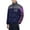 Navy/Purple/Gray, variant on AX Armani Exchange Mens Colorblock Cold Weather Puffer Jacket