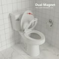thumbnail image 6 of TROPOW Toilet Seat, Elongated Toilet Seat with Toddler Seat Built in, Potty Training Toilet Seat Elongated Fits Both Adult and Child, with Soft Close, Never Loosen, Easy Install and clean - White, 6 of 7