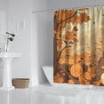 thumbnail image 2 of Rustic Autumn Pumpkins Harvest Shower Curtain,Washable Show Curtain with Hooks Basic Polyester Fabric Bathroom Curtains for Halloween Thansgiving Christmas Hotel Dorm, 2 of 5