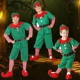 thumbnail image 4 of Vestido de elfo para niños adultos, disfraz divertido de Navidad para fiesta de carnaval familiar (hombre de 100 cm), 4 of 5