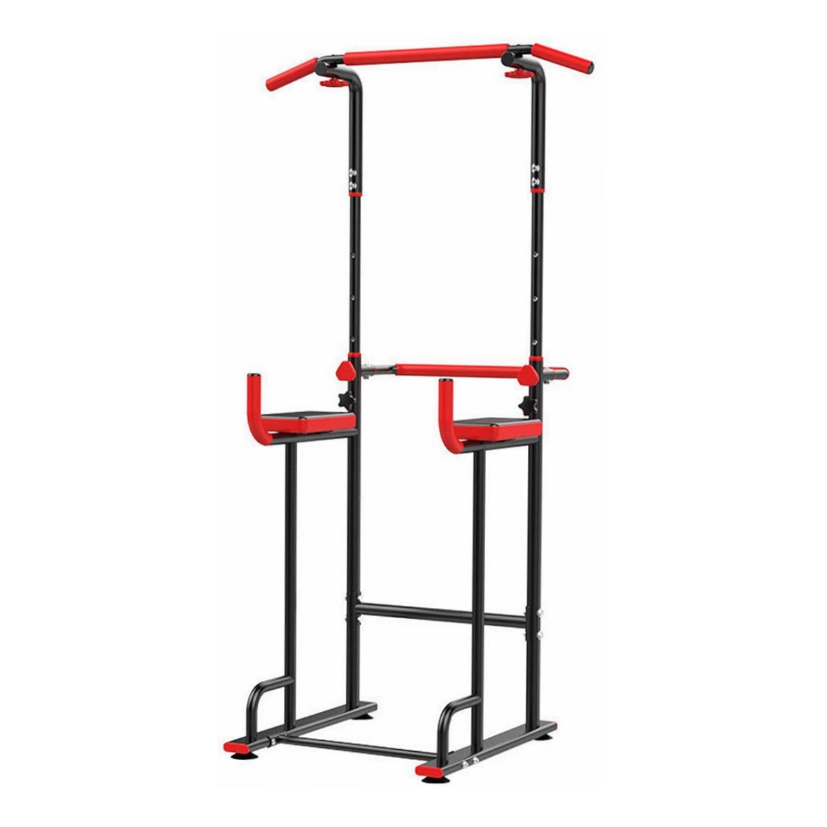 SINGES Power Tower Adjustable Height Pull Up & Dip Station Home Gym Exercise Workout Station - image 3 of 9
