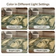 thumbnail image 7 of ODIKA 6'x9' Washable Area Rug Fishing Lake Leaping Bass Cabin Motif Lure Novelty Vintage Hooked Flowing for Family Room, Living Mater Bedroom, Non-Slip, Easy Care, 7 of 7