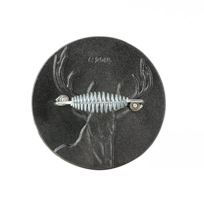Cast Iron Buck Meat Patty Steak Press Flat Deer Burger BBQ Hamburger Grill Tool Cast Iron Buck Meat Patty Steak Press Flat Deer Burger BBQ Hamburger Grill Tool