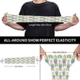 thumbnail image 3 of Bingfone Farmers Gardening Sleeves Sun Protection Arm Cooling Sleeves for Women Men with Thumb Hole - Rainbow Llama, 3 of 7