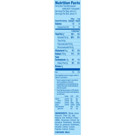 Branded Pop Secret Microwave Popcorn Extra Butter 6 Bags