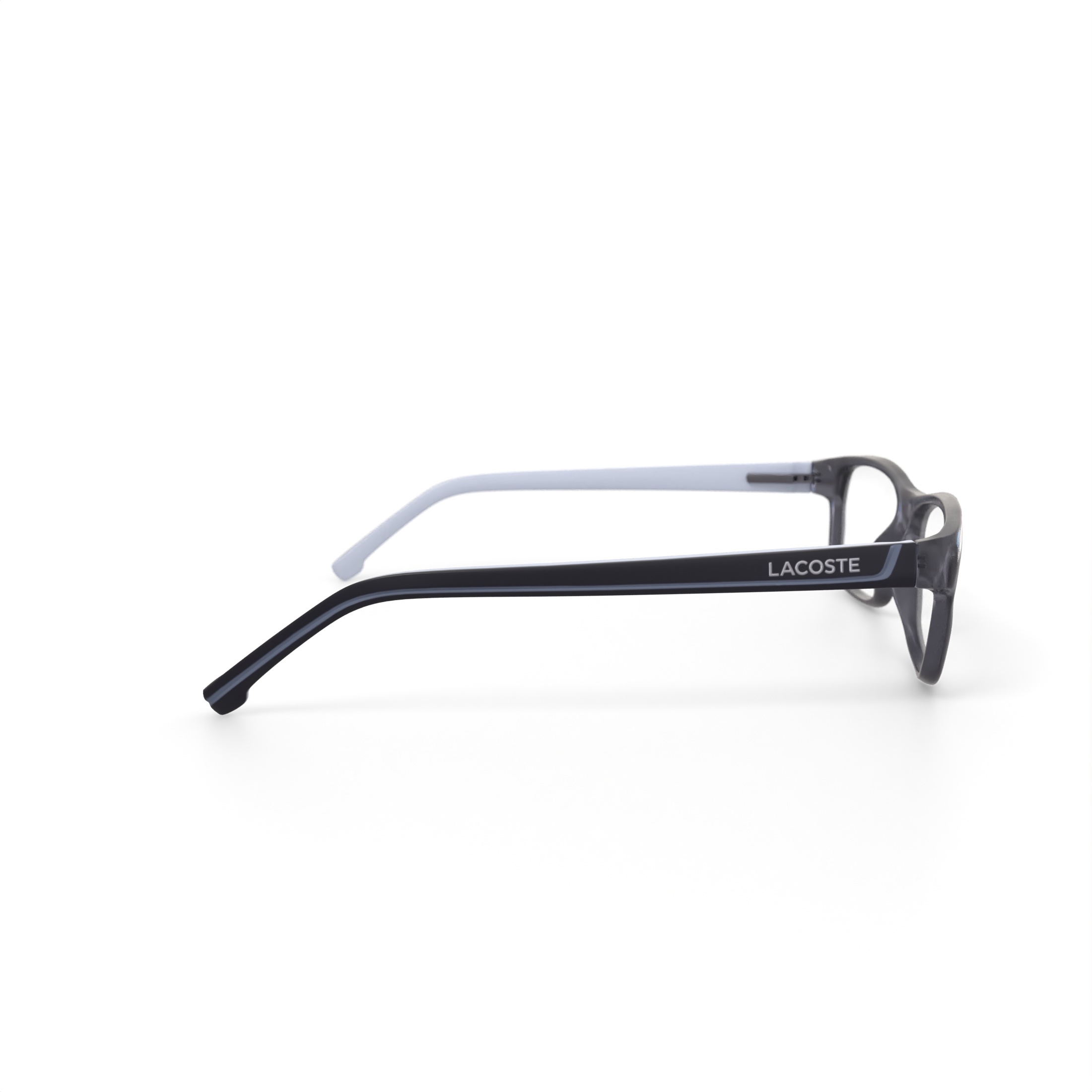 LACOSTE L2707 SMOKE GREY AND WHITE EYEGLASSES FRAME 53-15-145 Lacoste L2707N Eyeglasses | Select Eyewear main image 4