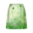 thumbnail image 4 of Tennis Skirts For Women St. Patrick'S Tennis High Waist Elegant Sports Running Shorts Short Skirt C-Multicolor, 4 of 5