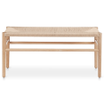 thumbnail image 4 of Bouclair Natural Woven Bench, 4 of 10