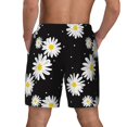 thumbnail image 4 of Goofa Daisies Flowers Printed Men's Swim Trunks Board Shorts Quick Dry Mens Swimming Trunks with Compression Liner,Breathable Fit Hawaii Beach Shorts-3X-Large, 4 of 9