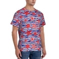 thumbnail image 2 of Qekee Sea Stars Classic Fit T-Shirt Men's Shirt Men's Tight Short Sleeves for Exercise, Running, Mountaineering - Sea Stars, 2 of 9