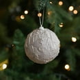 thumbnail image 4 of FastXmas Stickys Cloth Christmas Foam Balls Hanging Decoration,Christmas 3.15 Inch/8CM Patterned Christmas Tree Window Decoration,Hanging Balls Decorative Balls for Xmas Tree,Holiday,Party Decor, 4 of 6