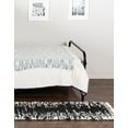 thumbnail image 4 of Unique Loom Serenity Shag Collection Area Rug - Vigie (2' x 8' Runner Black and White), 4 of 12