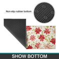 thumbnail image 6 of Pioneer Flower Floral Print Pattern Kitchen Rugs Sets Of 2, Anti Fatigue Non Slip Washable Floor Mats for Kitchen Sink Laundry, 17X30 Inch + 17X47 Inch, 6 of 6