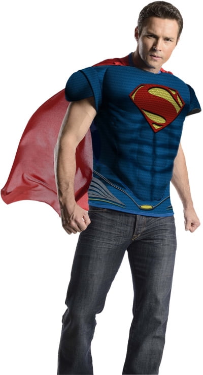 mens superman shirt with cape