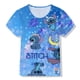 thumbnail image 1 of Camiseta Kawaii Disney Lilo Stitch, camisetas de verano para mujer, camisetas con estampado gráfico de corazones de punto de dibujos animados, camiseta bonita de Anime de Disney para mujer 110 Gao Jinjia LED, 1 of 2