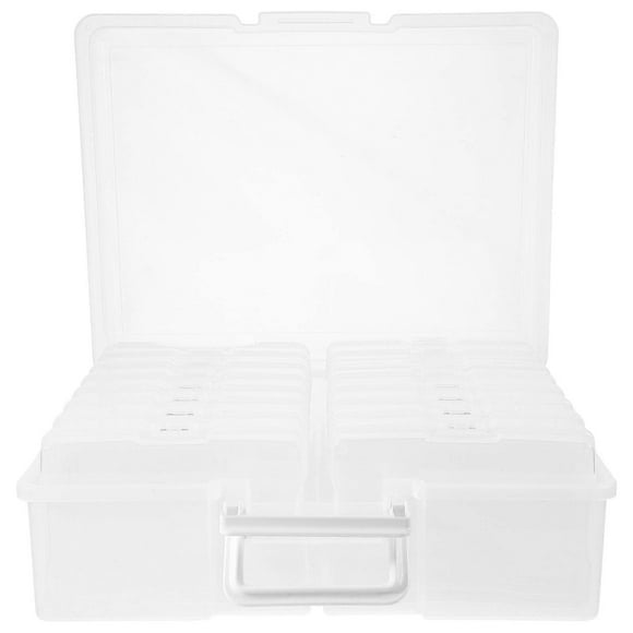 1 Set Photo Storage Box Photo Organizer Storage Photo Box Photo Keeper Container Box