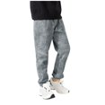 thumbnail image 2 of ZACPNCV Cargo Sweatpants for Boys Kids Cotton Elastic Waist Joggers Running Sweat Pants with Toddler Pant Gray 8-9 Years, 2 of 5