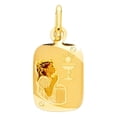 thumbnail image 1 of 14k Yellow Gold Girl's First Communion Pendant, 1 of 1