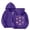 #~Dark Purple1324, variant on WOYY Girls Preppy Hoodies Cute Bow Graphic Loose Hooded Pullover Sweatshirts, Black, Sizes 3-12