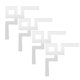 thumbnail image 1 of 4 Pcs Corner Mirror Wall Sticker 3d Mirror Decals Acrylic Mirror Wall Stickers For Cabinet, 1 of 5