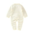 thumbnail image 4 of GYRATEDREAM 0-24M Baby Boy Girl Knitted Romper Outfits Infant Sweater Long Sleeve Jumpsuit Overalls One-piece Bodysuit Outerwear, 4 of 7