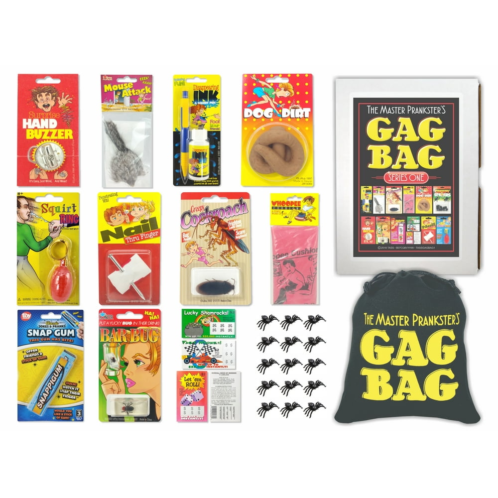 The Master Prankster's Gag Bag Series One Prank Kit, Box, Pack, Gift