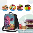 thumbnail image 4 of Balery Pink Cow In Sunflower Field Caja de Almuerzo y Bolsa de Almuerzo para Hombres y Mujeres, Bolsa de Almuerzo Reutilizable con Gran Capacidad, Bolsa de Almuerzo Aislada, 4 of 7