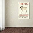 thumbnail image 3 of Trademark Fine Art 'Pug Print' Canvas Art by Michelle Campbell, 3 of 3