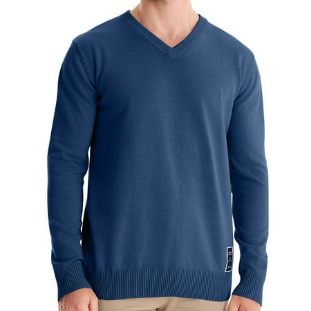 

Men S Autumn V-Neck Long Sleeve Solid Color Sweater Men S Loose Solid Color Round Neck Casual Sweater 2024 Autumn/Winter New Men S Top