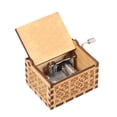 thumbnail image 1 of Amdohai Wood Music Box Mini Vintage Engraved Hand-Operated Musical Box Birthday Christmas Valentine's Day Exquisite Gift, 1 of 9