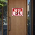 thumbnail image 6 of BAZIC 12" X 16" Open & Closed Sign, Double Sides Plastic Signs Vinyl, Business Store Office Door Window Restaurants Bars Retail Salon Shops, Waterproof, Indoor Outdoor, 1-Pack, 6 of 7