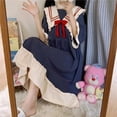 thumbnail image 2 of Pijamas de mujer de verano estilo coreano con estampado de oso, pantalones cortos de manga corta, conjunto de dos piezas, ropa holgada para el hogar para estudiantes, 2 of 4