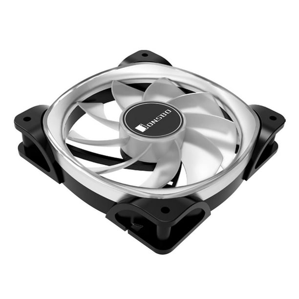 Enfriamiento del ventilador de la caja FR-701 9 aspas LED RGB direccionables PWM (reversa) PC JShteea El nuevo