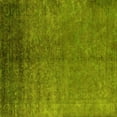 thumbnail image 1 of Ahgly Company Indoor Square Persian Yellow Bohemian Area Rugs, 5' Square, 1 of 4