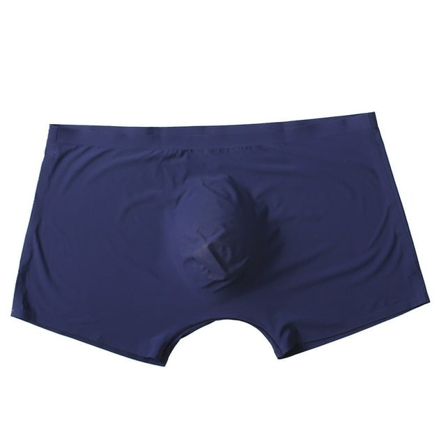Men's Ice Silk Seamless Underwear Breathable Soft Comfortable Stretchable Supportive Briefs for Daily Wear