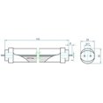 thumbnail image 2 of F15T8 LED Tube T8 110V AC 18inch/18"Length 7W 6500K T8 LED Replacement Tube Light (6 Packs), 2 of 5