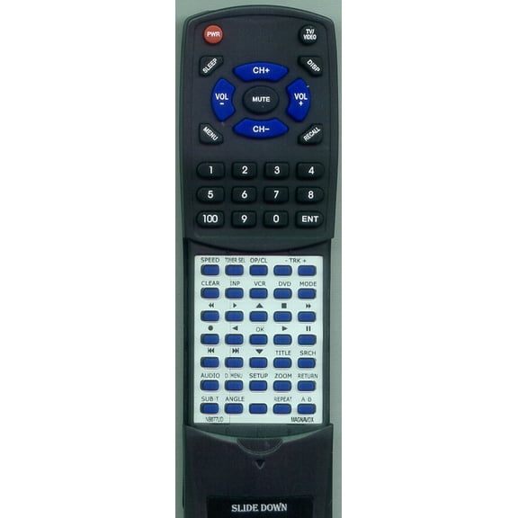 Replacement Remote for Magnavox NB677UD, GDV228MG9, DV220MW9A, CDV220MW9, DV220MW9, DV220MW9F7