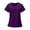 #01Dark Purple, variant on Drmagiyhm Scrubs for Women Tops Solid Color Plus Size Scrub Tops V Neck Short Sleeve Stretchy Nurse Scrubs Medical Work Uniform with Pockets Dark Purple M